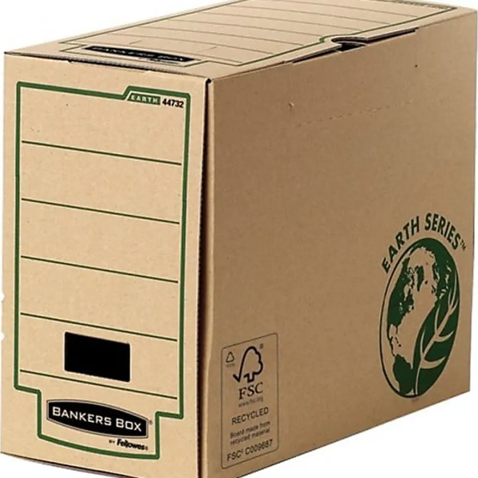 20 Boîtes d'archives Marron A4 / A4+ Epaisseur 15 cm