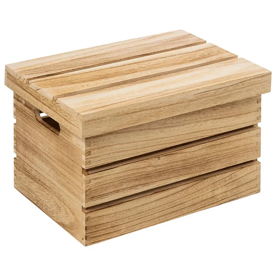 3 boîtes de rangement en bois Cagette - 5Five