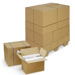10 cartons d'emballage 25 x 25 x 20 cm - Double cannelure