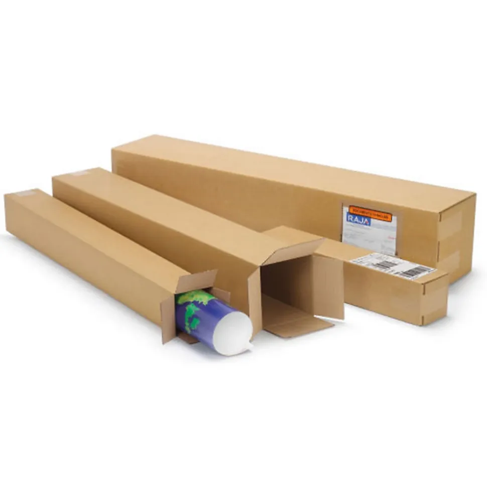 10 cartons d'emballage allongés 50 x 10 x 10 cm - Simple cannelure