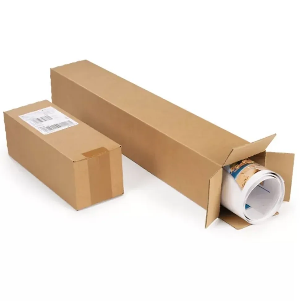 15 cartons d'emballage allongés 31 x 10.5 x 10.5 cm - Simple cannelure