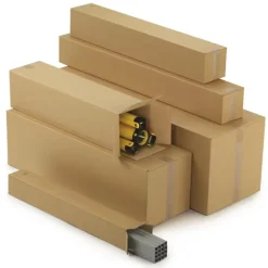 10 cartons d'emballage allongés 80 x 10 x 10 cm - Double cannelure
