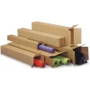 5 cartons d'emballage allongés 50 x 10 x 10 cm - Simple cannelure