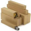 15 cartons d'emballage allongés 80 x 10 x 10 cm - Double cannelure