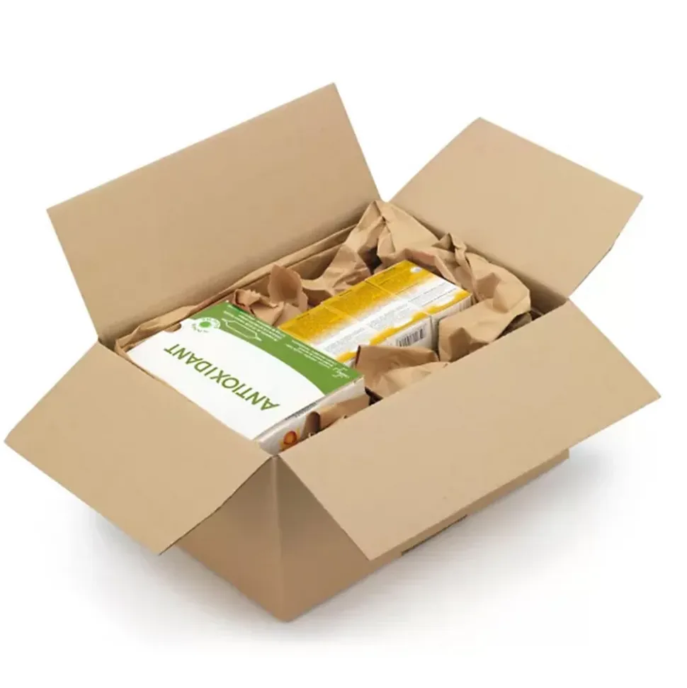 5 cartons d'emballage carrés 20 x 20 x 20 cm - Simple cannelure