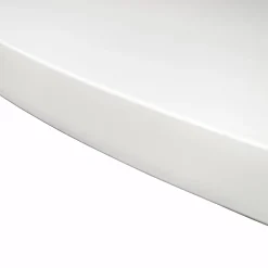 4 chaises table ronde 90x77cm couleur blanc mat Pieds blancs