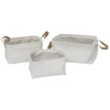 3 paniers Loe en tissu bouclette - Atmosphera