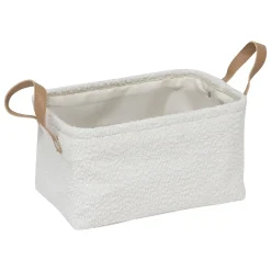 3 paniers Loe en tissu bouclette - Atmosphera