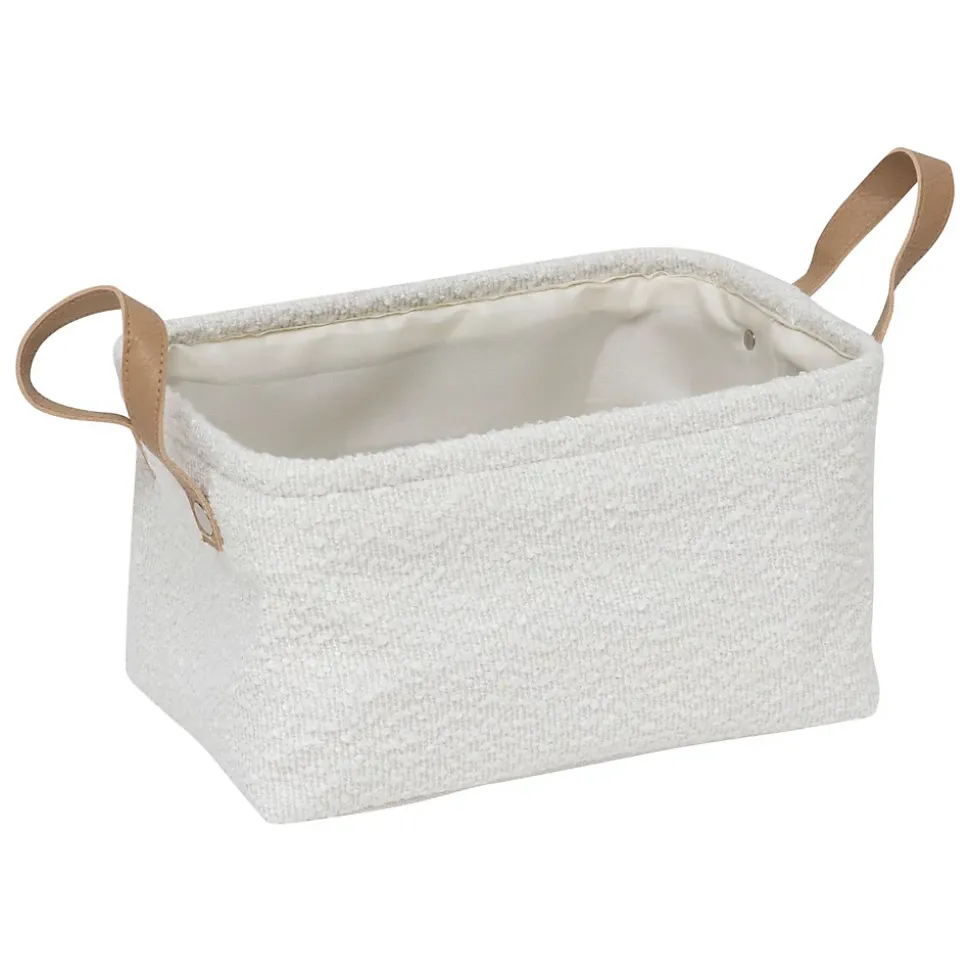 3 paniers Loe en tissu bouclette - Atmosphera