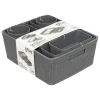 10 paniers organisateurs - Gris- 5five
