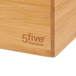 3 paniers rectangle en bambou Bambou - 5Five