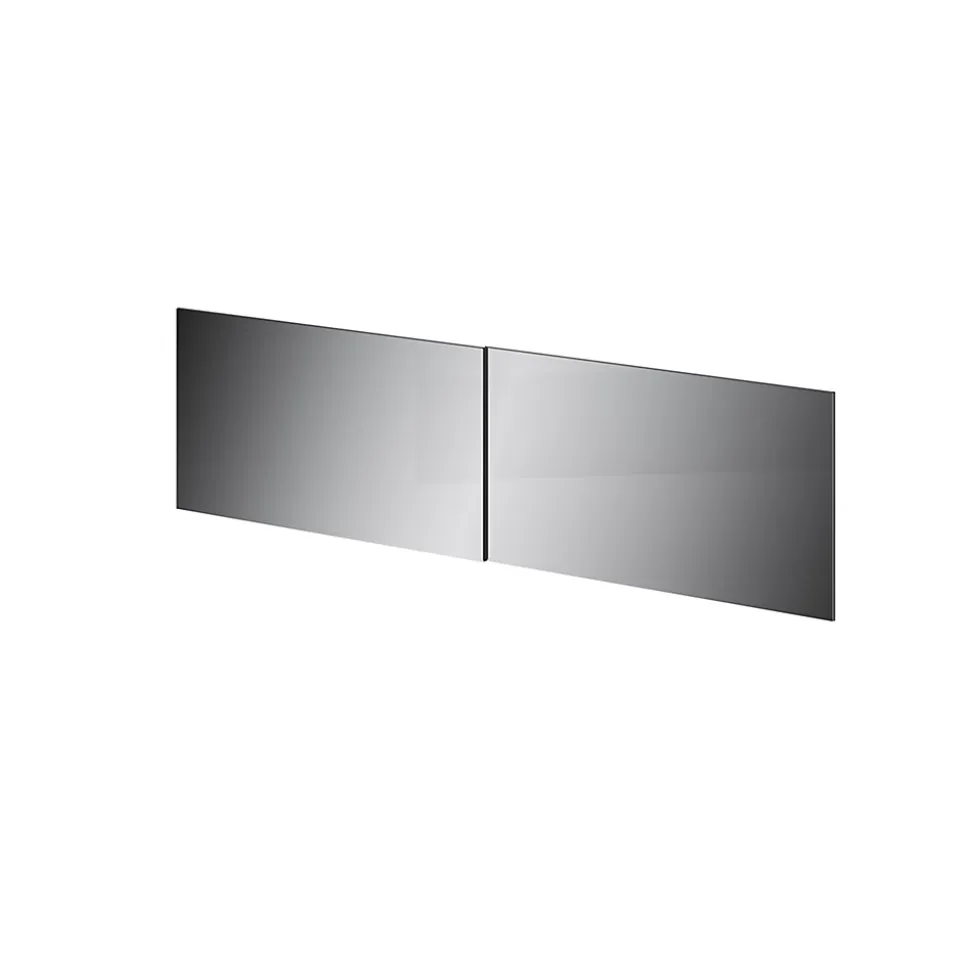 4 panneaux de portes coulissantes argent miroir GoodHome Atomia H. 56 x L. 98,7 cm