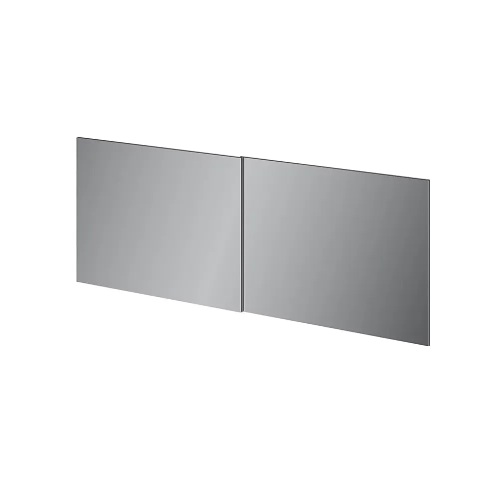 4 panneaux de portes coulissantes argent miroir GoodHome Atomia H. 56 x L. 73,7 cm