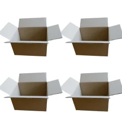 6 petits cartons d'emballage 16 x 12 x 11 cm