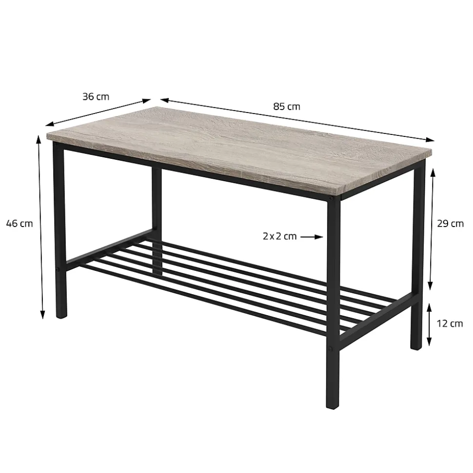 4 Pièces meubles de salle à manger cuisine table chaises banc chêne Sonoma