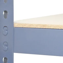 3 Rayonnages Q-Rax en Acier Sans Boulons Gris - 120cm x 182,5cm x 50cm & Maillet