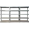 3 Rayonnages Q-Rax en Acier Sans Boulons Gris - 120cm x 182,5cm x 50cm