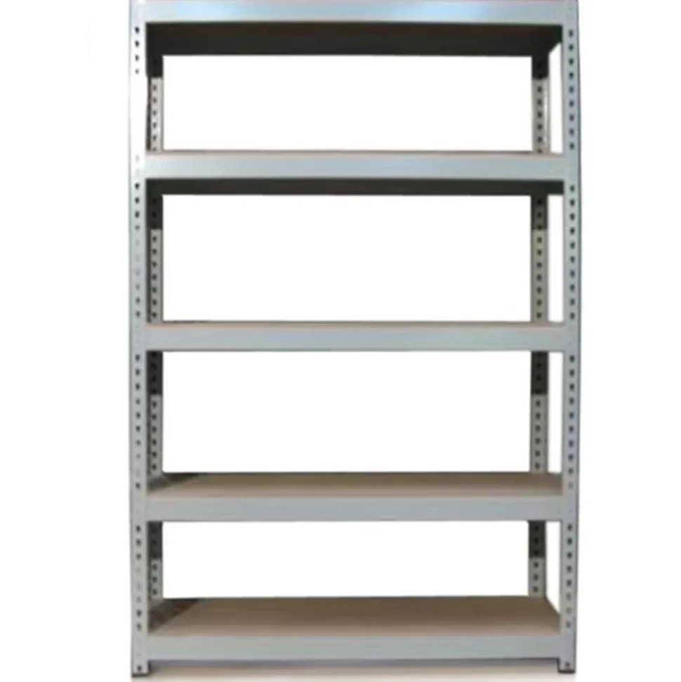 3 Rayonnages Q-Rax en Acier Sans Boulons Gris - 120cm x 182,5cm x 50cm