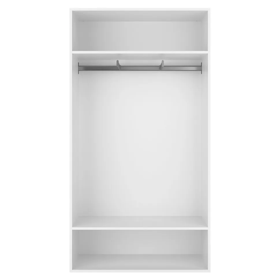 2 tablettes blanches GoodHome Atomia L. 96,4 x P. 43,2 cm