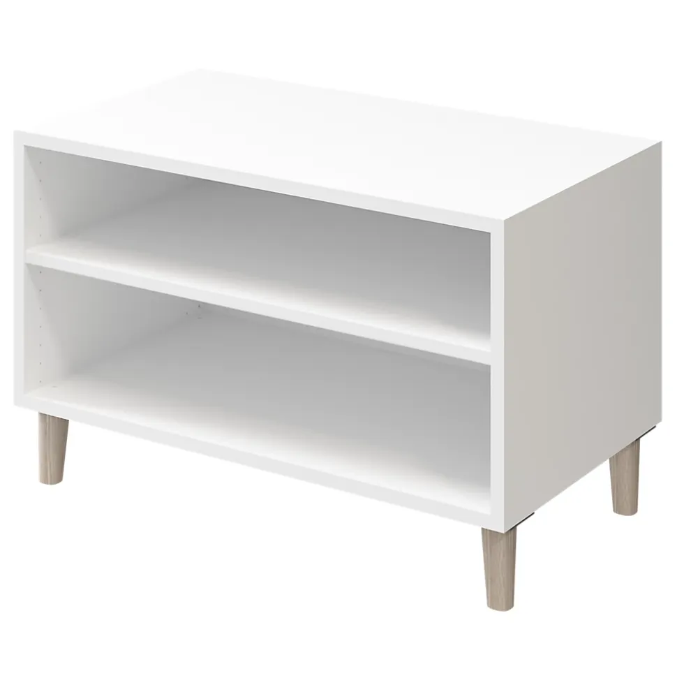 2 tablettes blanches GoodHome Atomia L. 71,4 x P. 43,2 cm