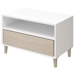 2 tablettes blanches GoodHome Atomia L. 71,4 x P. 43,2 cm