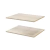 2 tablettes effet chêne GoodHome Atomia L. 71,4 x P. 56,2 cm