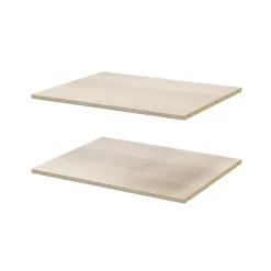2 tablettes effet chêne GoodHome Atomia L. 71,4 x P. 56,2 cm