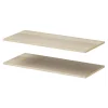 2 tablettes effet chêne GoodHome Atomia L. 96,4 x P. 43,2 cm