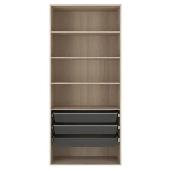 2 tablettes effet chêne GoodHome Atomia L. 96,4 x P. 43,2 cm