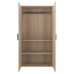 2 tablettes effet chêne GoodHome Atomia L. 96,4 x P. 43,2 cm
