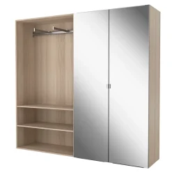 2 tablettes effet chêne GoodHome Atomia L. 96,4 x P. 43,2 cm