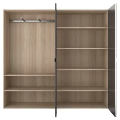 2 tablettes effet chêne GoodHome Atomia L. 96,4 x P. 43,2 cm