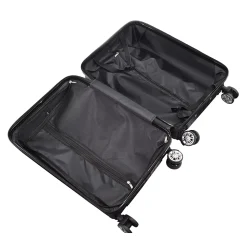 3 Tailles De Bagages à Coque Rigide Avec Serrure à Combinaison, Roulettes Pivotantes