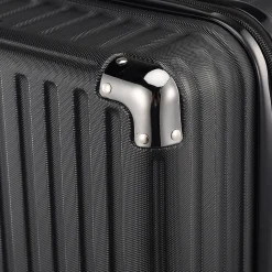 3 Tailles De Bagages à Coque Rigide Avec Serrure à Combinaison, Roulettes Pivotantes