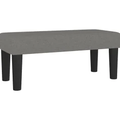 346617 vidaXL Banc Gris foncé 70x30x30 cm Tissu
