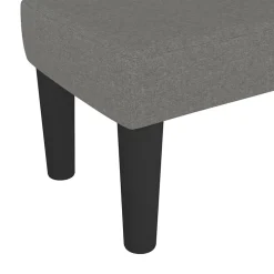 346617 vidaXL Banc Gris foncé 70x30x30 cm Tissu