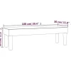 346653 vidaXL Banc Gris foncé 100x30x30 cm Tissu