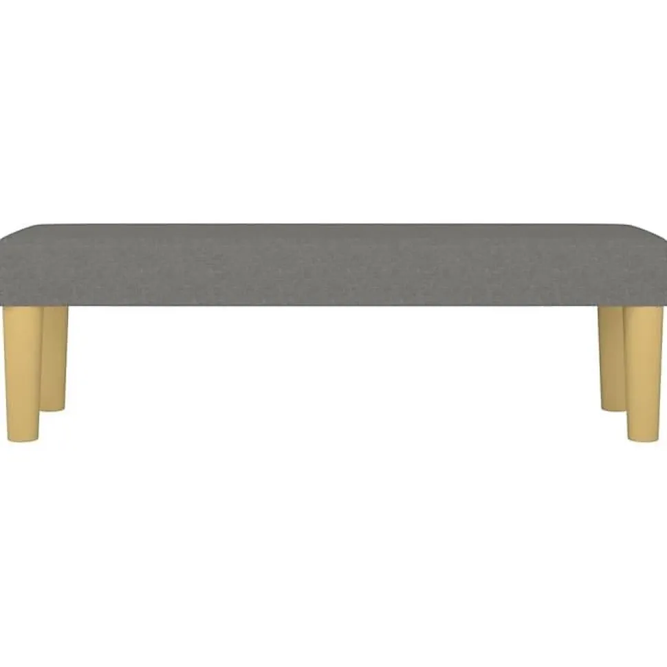 346653 vidaXL Banc Gris foncé 100x30x30 cm Tissu