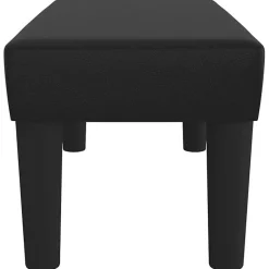 346632 vidaXL Banc Noir 70x30x30 cm Similicuir