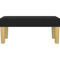 346626 vidaXL Banc Noir 70x30x30 cm Tissu