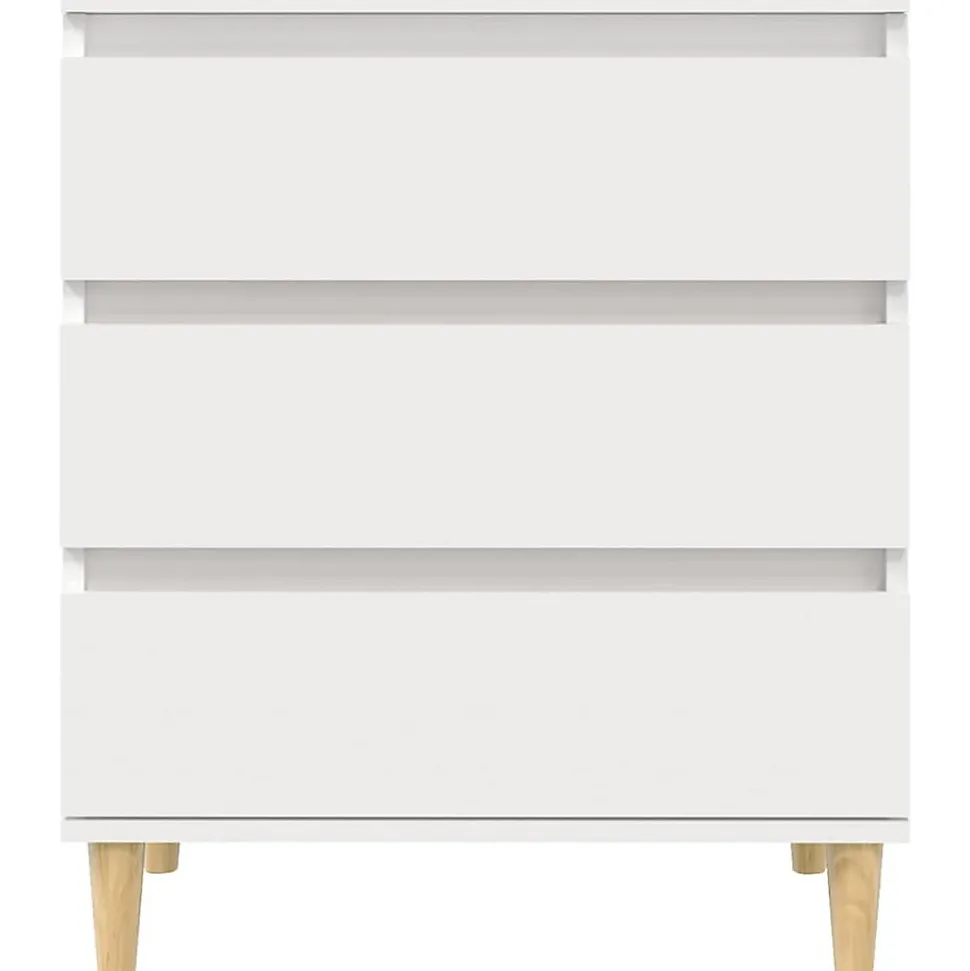 823040 vidaXL Buffet Blanc 60x35x70 cm Bois d'ingénierie