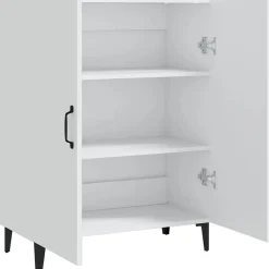 812105 vidaXL Buffet Blanc 70x34x90 cm Bois d'ingénierie