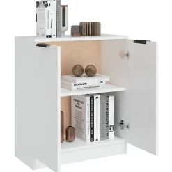 811061 vidaXL Buffet Blanc 60x30x70 cm Bois d'ingénierie
