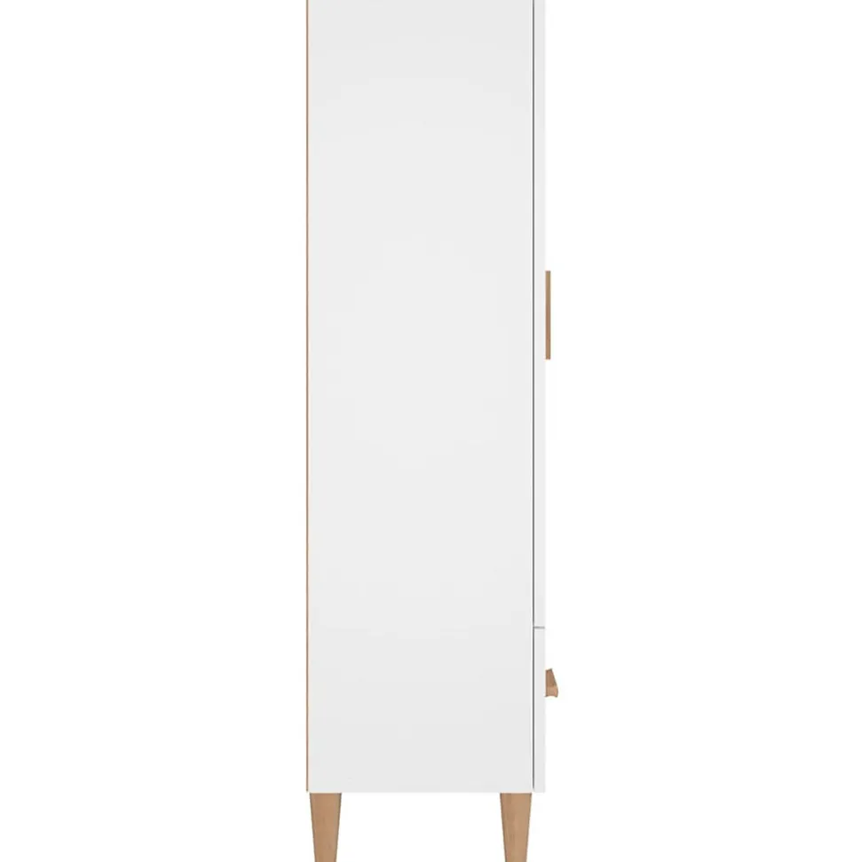 812528 vidaXL Buffet Blanc 70x31x115 cm Bois d'ingénierie