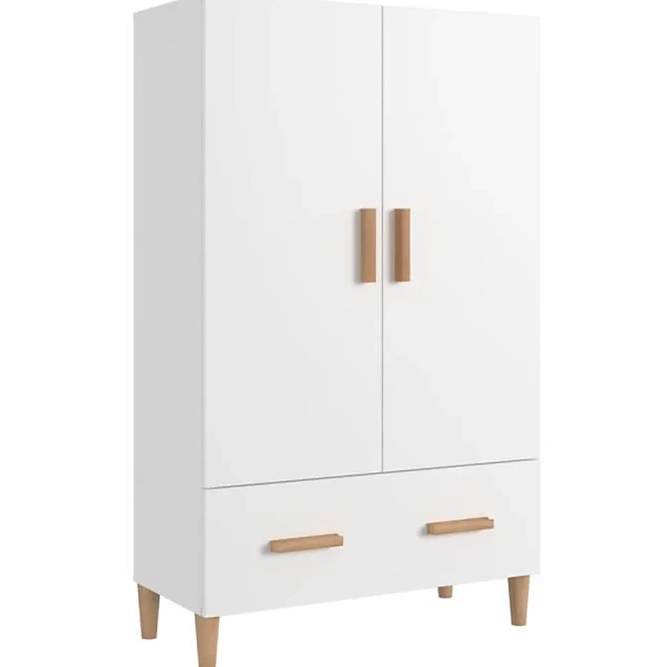 812528 vidaXL Buffet Blanc 70x31x115 cm Bois d'ingénierie