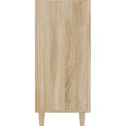 812495 vidaXL Buffet Chêne sonoma 90x34x80 cm Bois d'ingénierie
