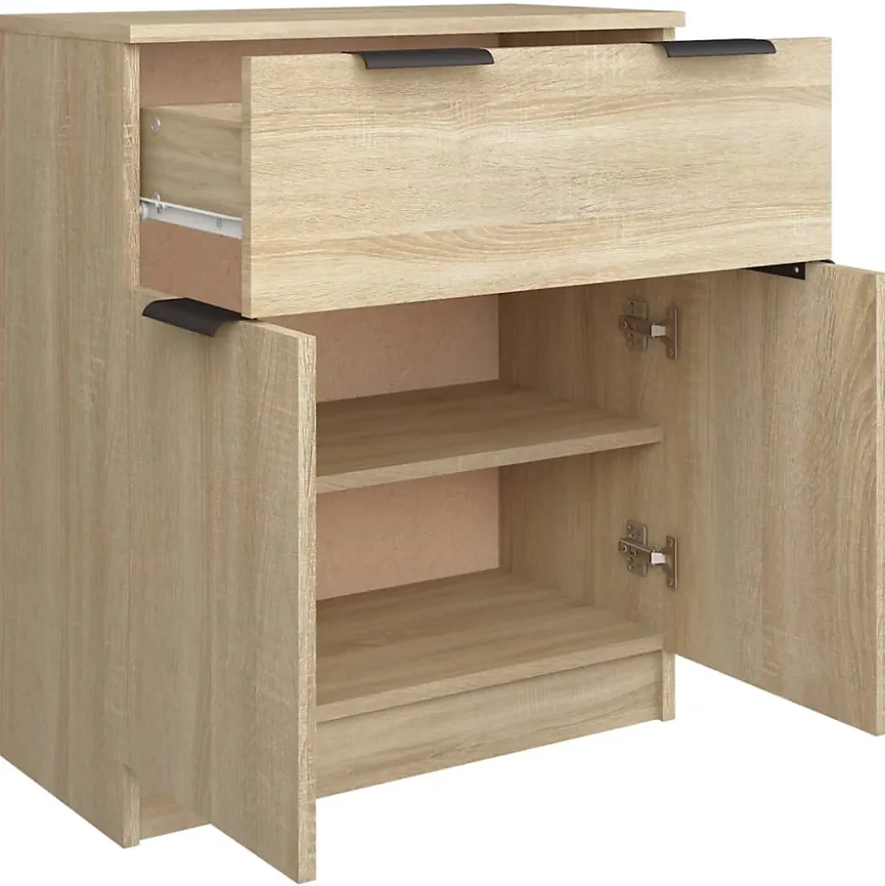 811091 vidaXL Buffet Chêne sonoma 60x30x70 cm Bois d'ingénierie