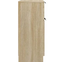 811091 vidaXL Buffet Chêne sonoma 60x30x70 cm Bois d'ingénierie