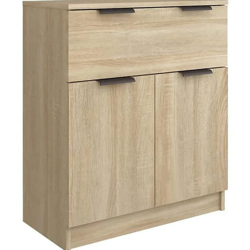 811091 vidaXL Buffet Chêne sonoma 60x30x70 cm Bois d'ingénierie