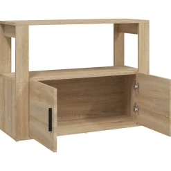 819455 vidaXL Buffet Chêne sonoma 80x30x60 cm Bois d'ingénierie